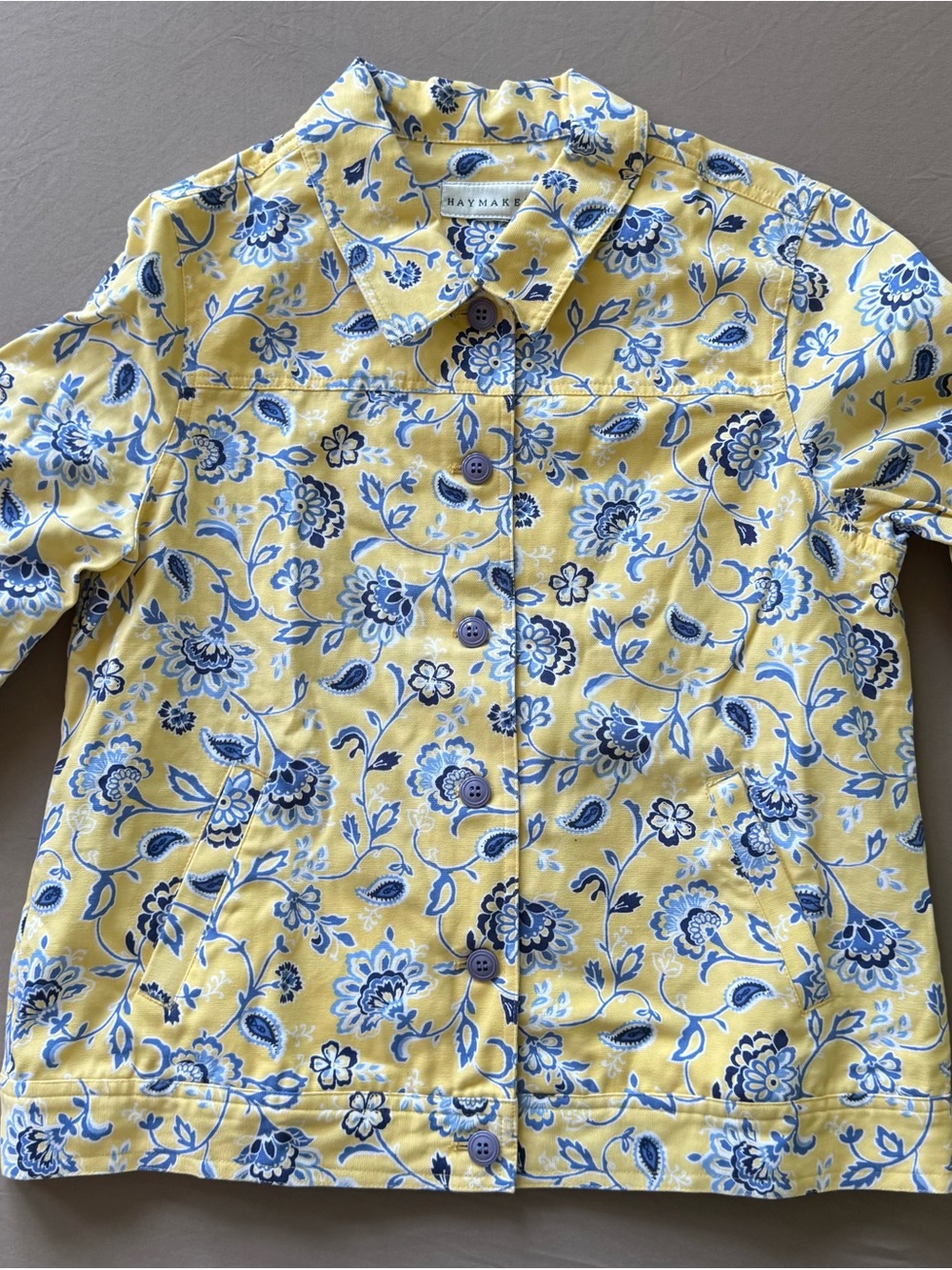 Vintage Haymaker Cotton Floral Shirt Jacket - Picture 6 of 8